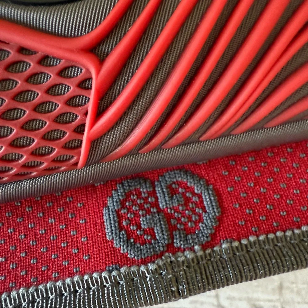 New Gucci Jersey GG Allov Pan Sport Belt bag, Red grey, size 100 - Picture 9 of 12